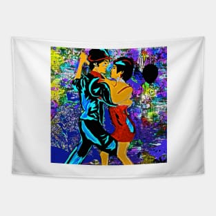 Tango:   Dance the Tango With Me My Love Tapestry