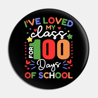 I've loved my class for 100 days for school Pin