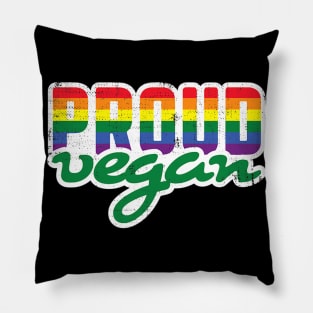 Lgbt Pride Proud Vegan Lesbian Gay Pride Pillow