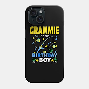 Grammie Of The Birthday Boy Aquarium Sea Animals Phone Case