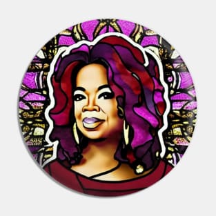 Oprah Stained Glass Pin