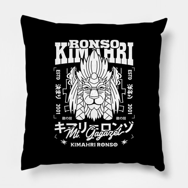 Aesthetic Kimahri Ronso Pillow by Lagelantee