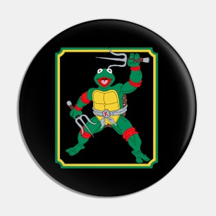 Kermit frog mutant ninja Pin