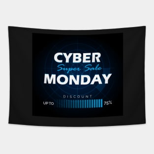 Cyber Monday sale design template Tapestry