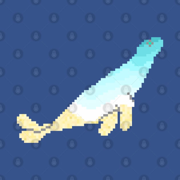 Modern Pixel Sea Seal by jofudachi