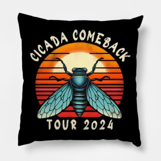 The Great Cicada Comeback tour 2024 Pillow