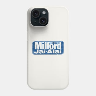 Milford Jai-Alai - 1970s Aesthetic Phone Case