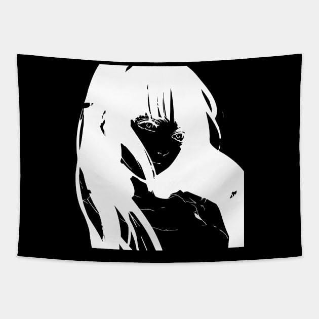 Japanimation Girl Tapestry by mn9