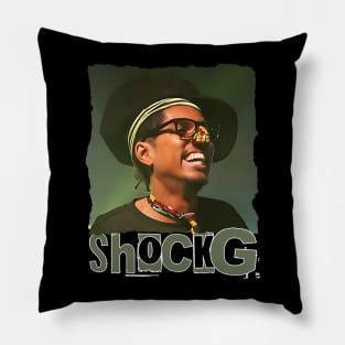 Shock G Vintage Retro Pillow