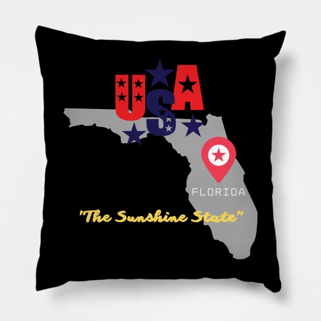 Florida Pillow by akukkel