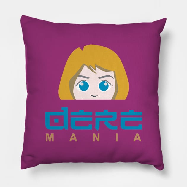 Dere Type In Anime and Manga Pillow by Toogoo