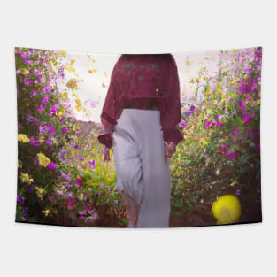 Flower TV Women Tapestry