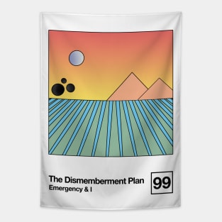 The Dismemberment Plan / Minimalist Style Graphic Artwork Poster Design Tapestry