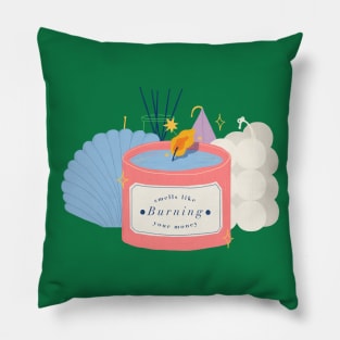 Witty Candle Pillow