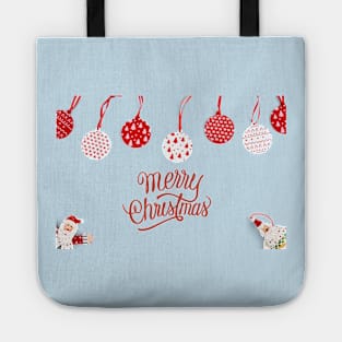 Merry Christmas Greeting Tote