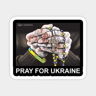 Pray for Ukraine Magnet