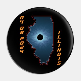 Illinois 2024 Total Solar Eclipse Pin