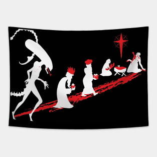 Xenomorph in the Manger Tapestry