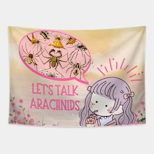 Let's Talk Arachnids Tapestry