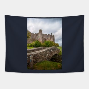 Laugharne Castle And Bridge, Carmarthenshire, Wales Tapestry