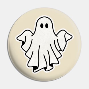 Vintage Cute Ghost Shrugs Pin