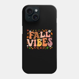 Groovy Fall Vibes Retro Fall Season Autumn Floral Phone Case