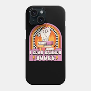 I Read Banned Books Book Lover Phone Case