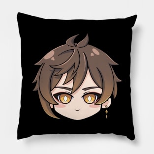 Chibi Zhongli Genshin Inpact Pillow