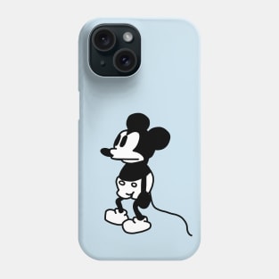 Unhappy Mouse and Steamboat Willie 1928 Phone Case