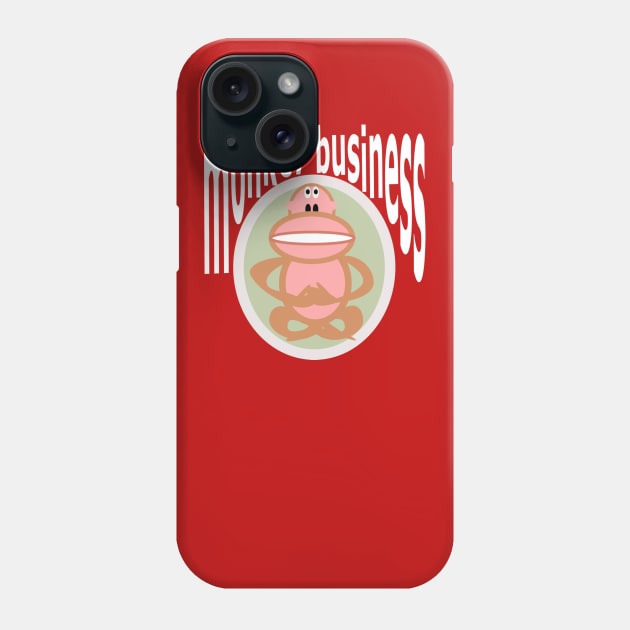 Monkey Business Phone Case by KristinaEvans126