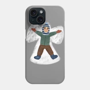 Snow angel Phone Case