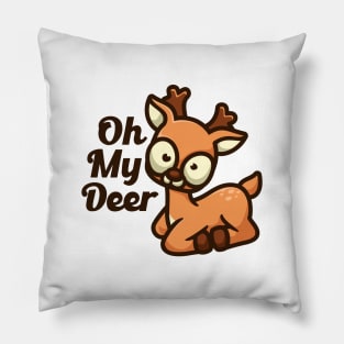 Oh my deer Pillow