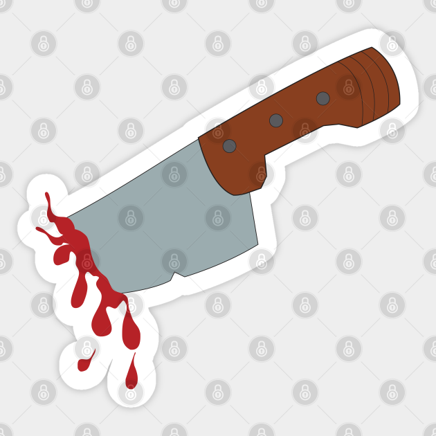 Stabbing Knife - Knife - Sticker | TeePublic UK