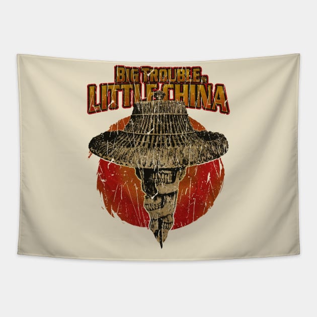 BIG TROUBLE IN LITTLE CHINA RETROO Tapestry by garudabot77