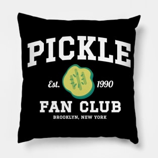 Pickle Fan Club Brooklyn New York Athletic Pillow