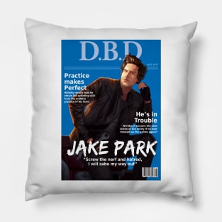 Dead by Daylight Magazine Cover - Jake Park Pillow