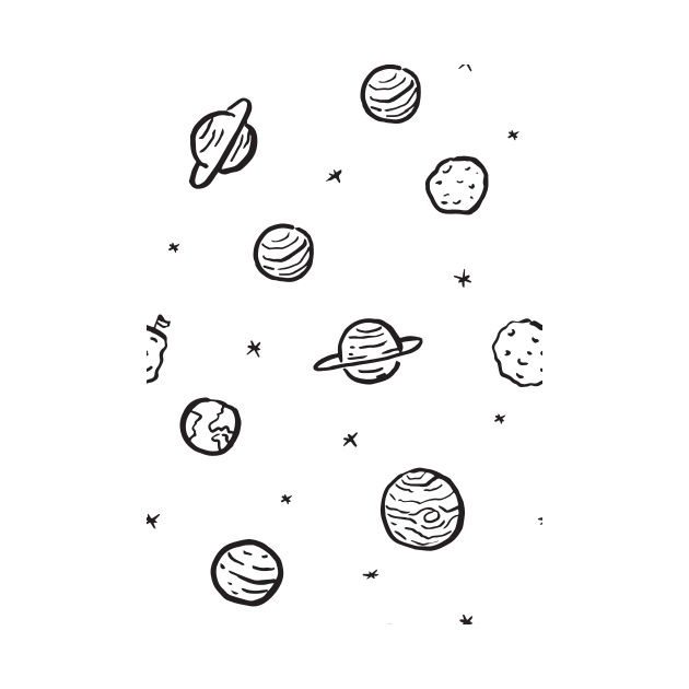 Planets by astronaut