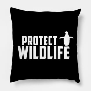 protect wildlife - penguin Pillow