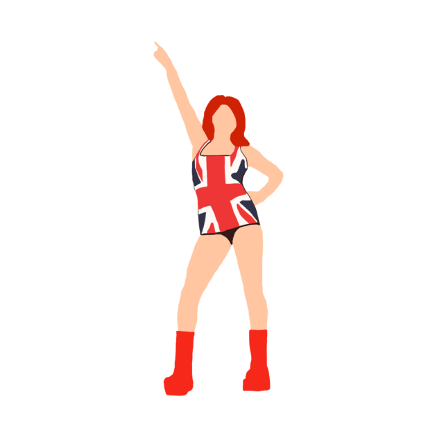 Geri Flag Dress Spice Girls Ginger Spice by popmoments