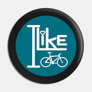 I like bike riding. Pin