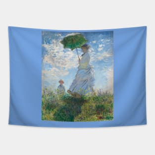 woman with a Parasol Tapestry