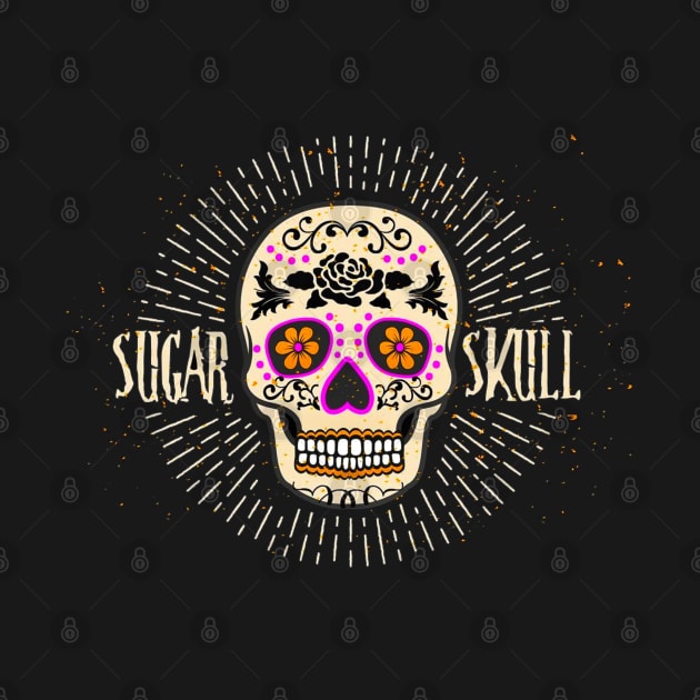 Bright Sugar Skull by TheSkullArmy