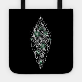 Geometric flower mandala Tote