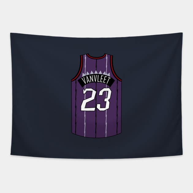 Fred VanVleet Toronto Jersey Qiangy Tapestry by qiangdade