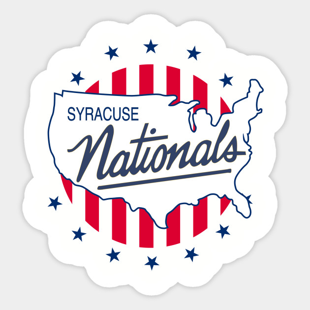 Syracuse Nationals Retro Nba Logo 1950 1963 Syracuse Nationals