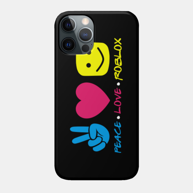 Roblox Peace Love Roblox Phone Case Teepublic - phone case roblox