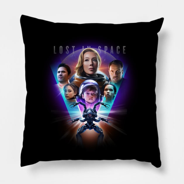 Space Family Pillow by Trazzo