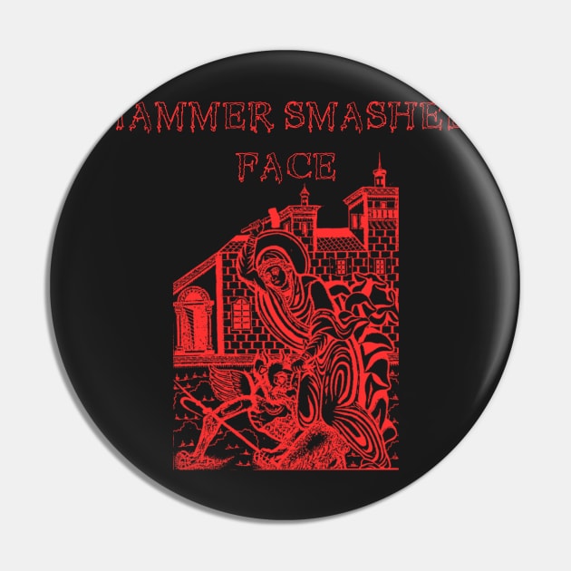 Cannibal Corpse parody St. Marina of Antioch Pin by thecamphillips