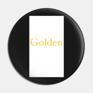 Golden design Pin