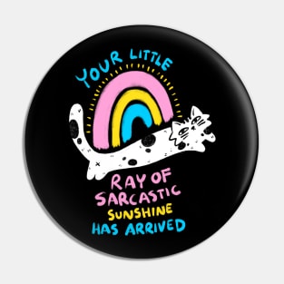 Sarcastic Cat Pin